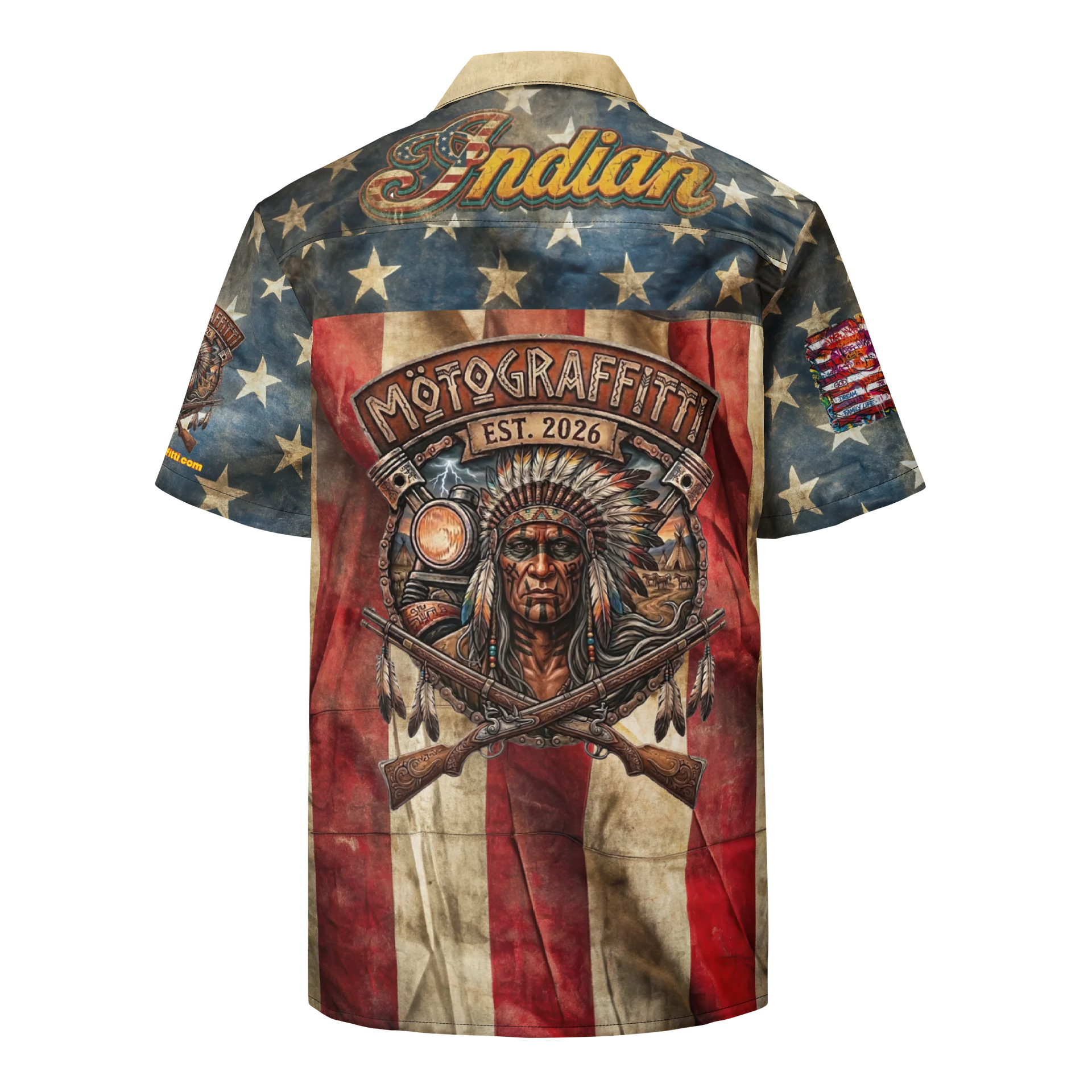 Indian MötoAmerican Freedom Fun Club Shirt product image (2)