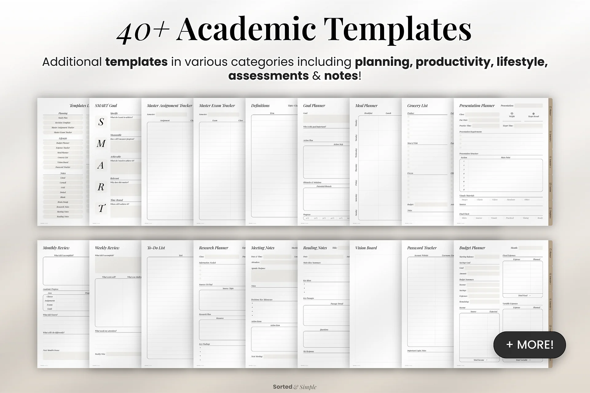 2026/2027 Student Planner - Academic Brown product image (6)