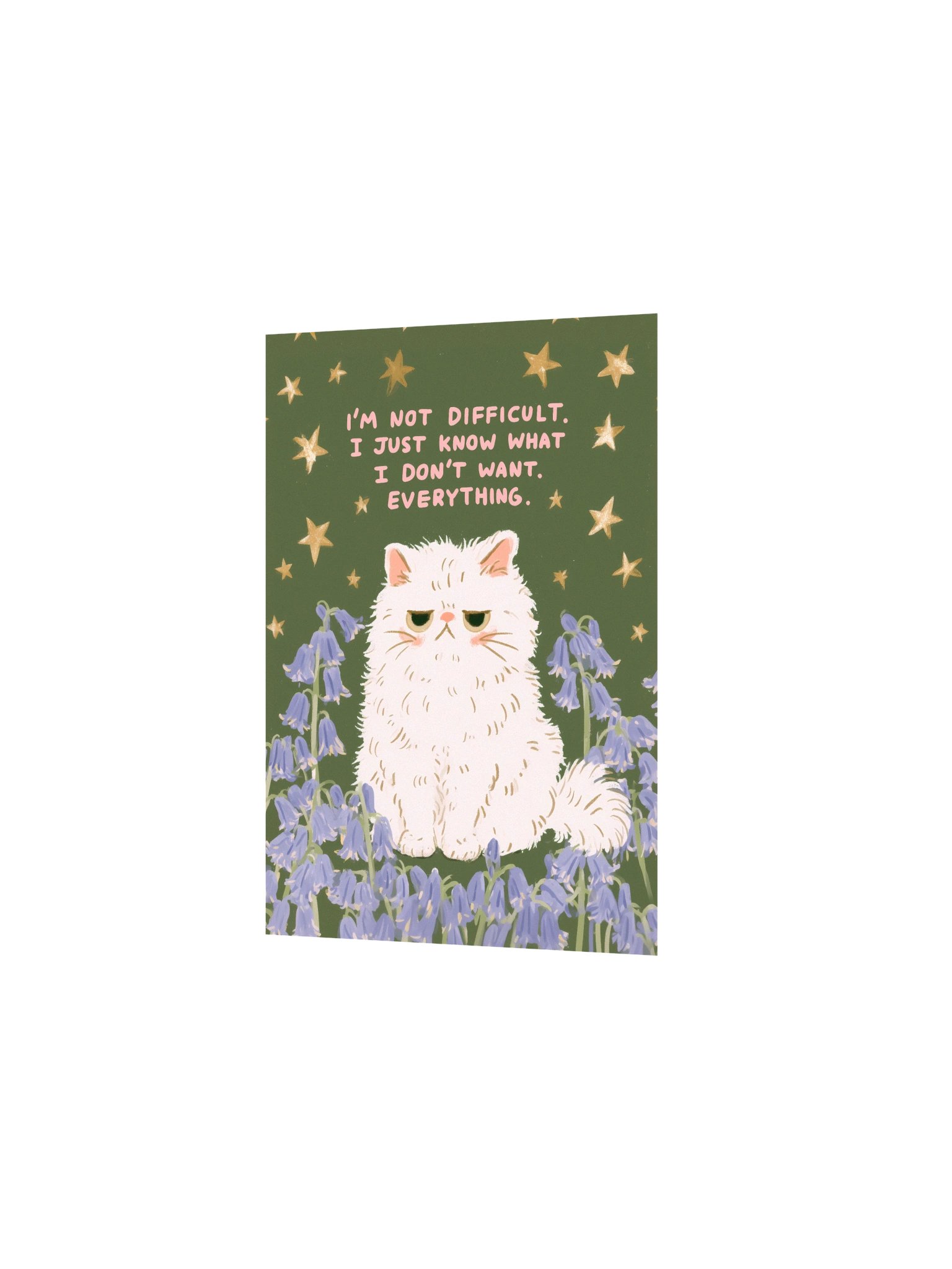 Unimpressed Cat Quote Poster product image (14)