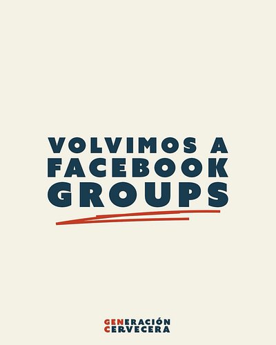 Volvimos a Facebook Groups. 🍺

El grupo anterior de Generación Cervecera dejó de estar disponible a principios de año, así qu...