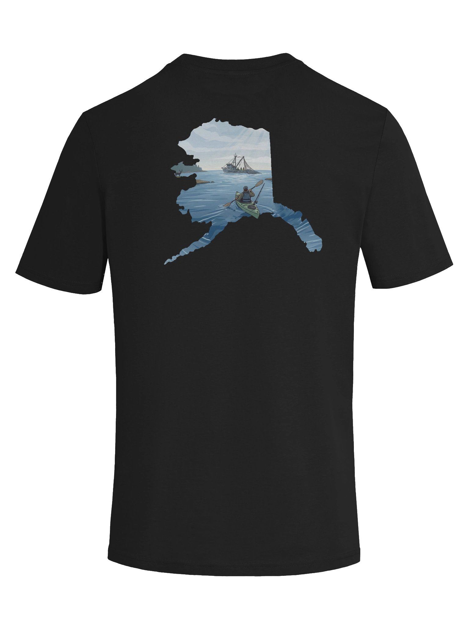 PREMIUM "KAYAKERS PARADISE" ORGANIC COTTON TEE product image (7)