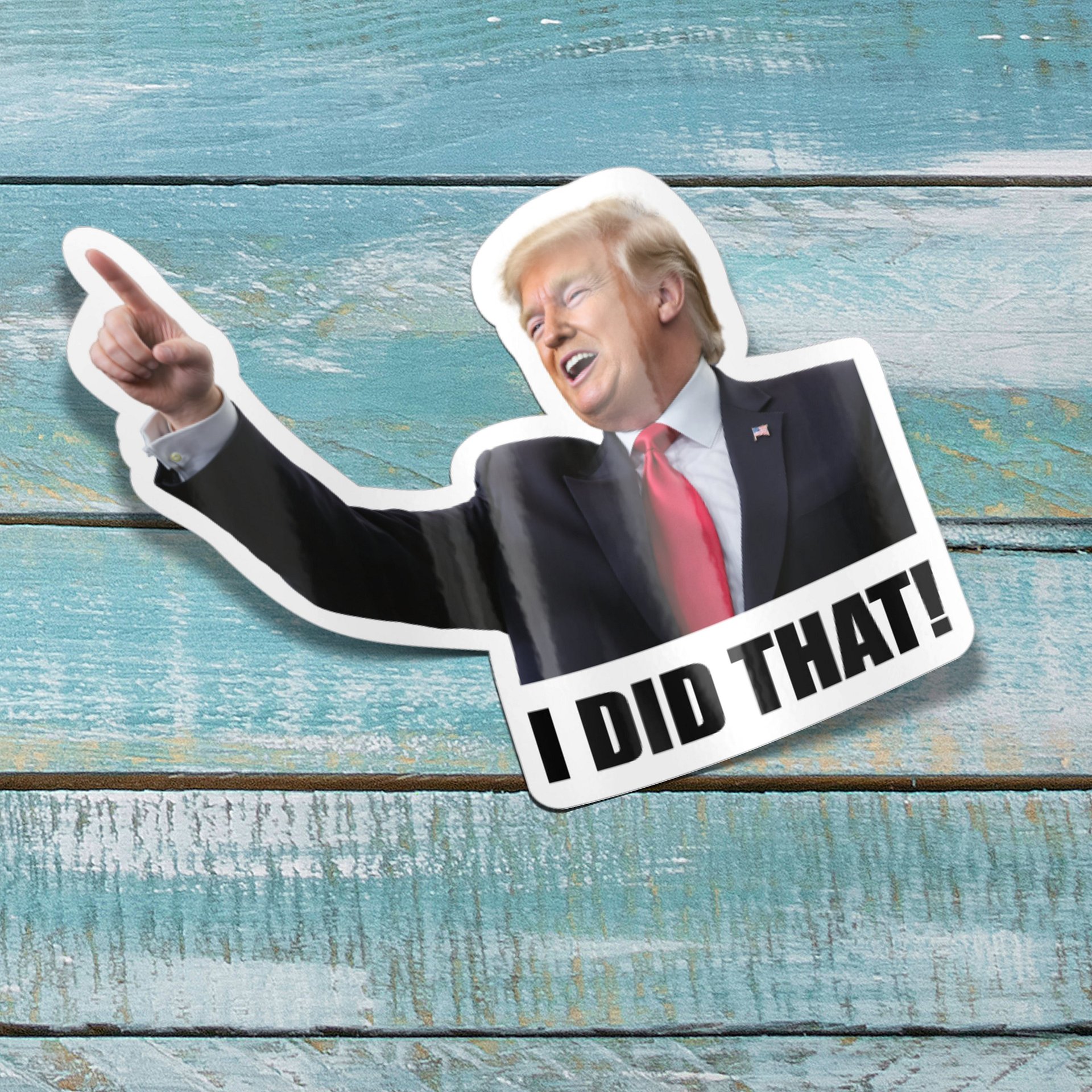 Trump I Did That Stickers, Funny Gas Pump Price Stickers, Bulk Packs 25 to 1000 product image (7)