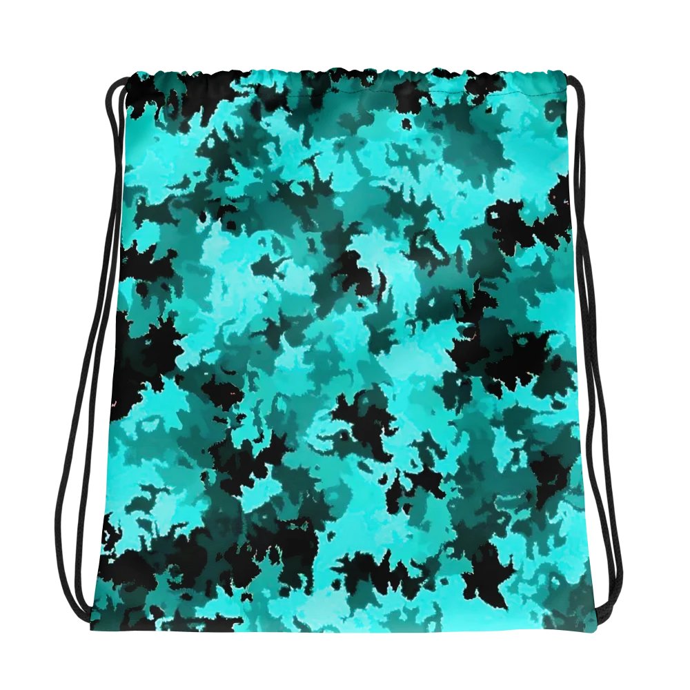 Mystic Camo Drawstring Backpack product image (1)