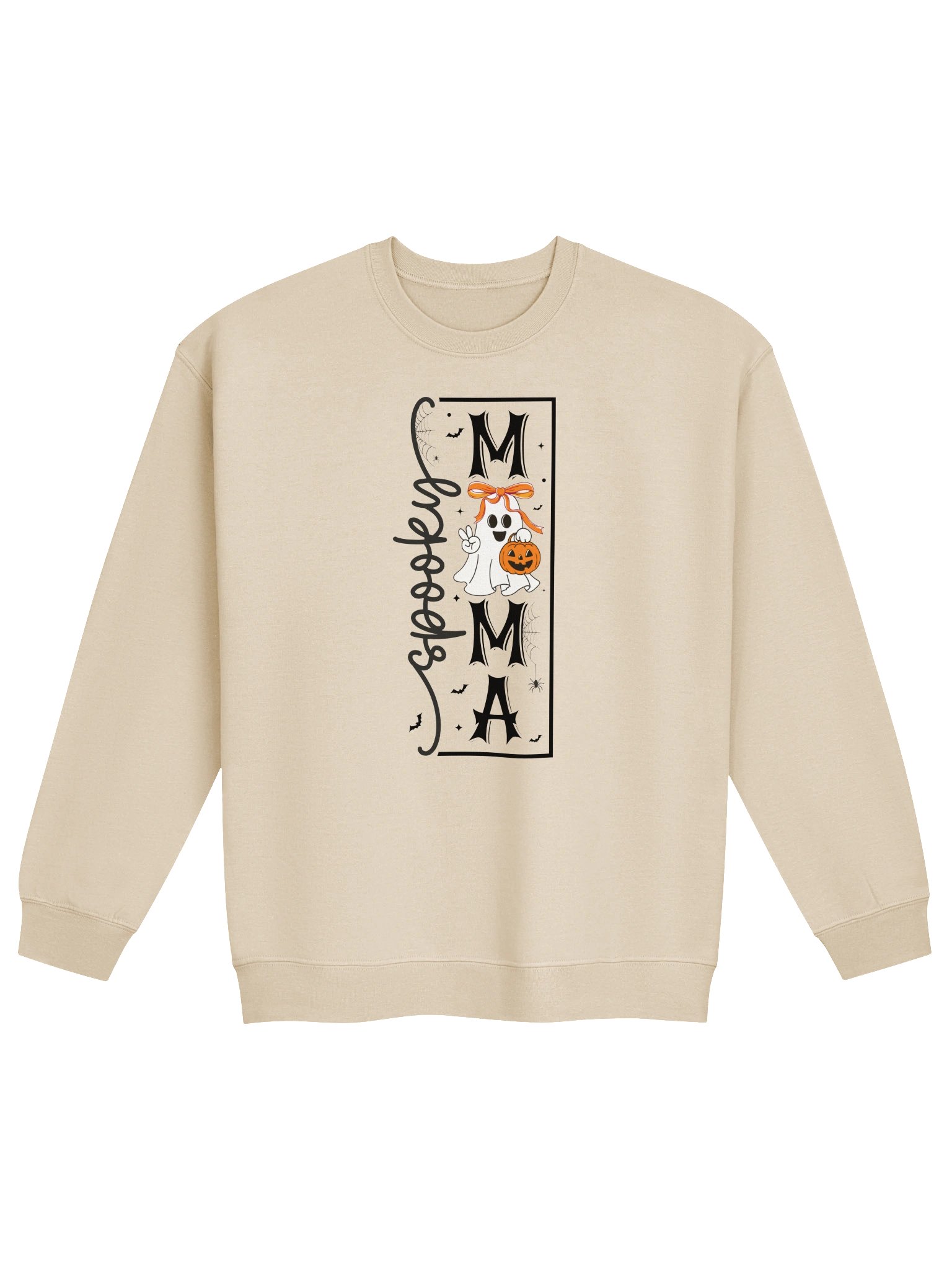 👻 Spooky Mama Halloween Crewneck Sweatshirt | Cute Ghost Mom Pullover 🎃 product image (5)