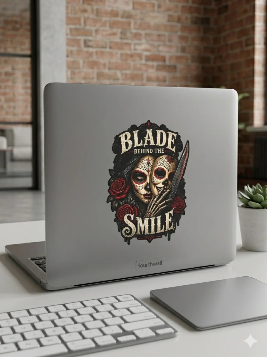 Blade Behind the Smile Sticker product image (1)