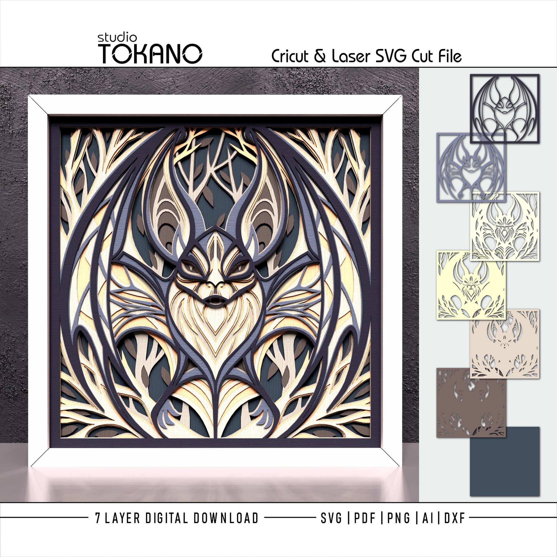 Bat Shadow Box product image (6)