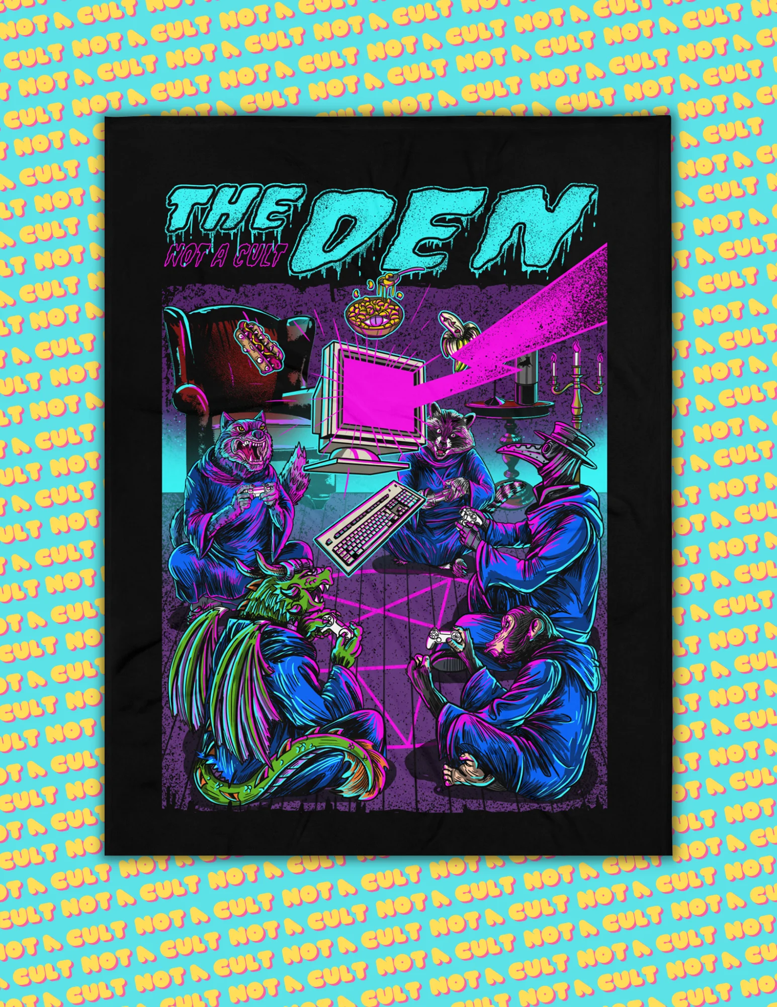 Official Den Throw Blanket product image (2)