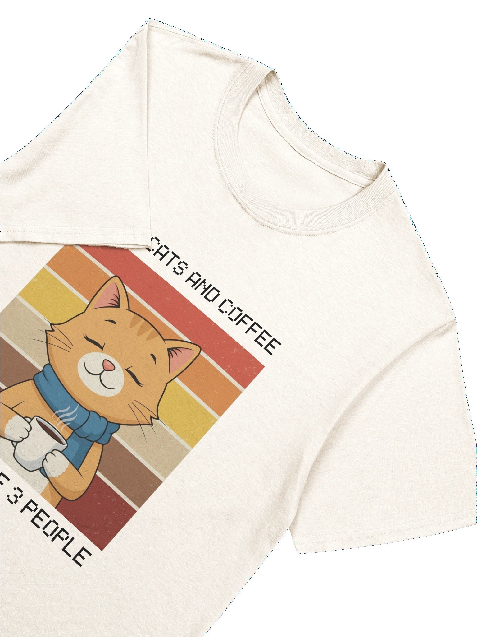 Cozy Cat Coffee T-Shirt product image (46)