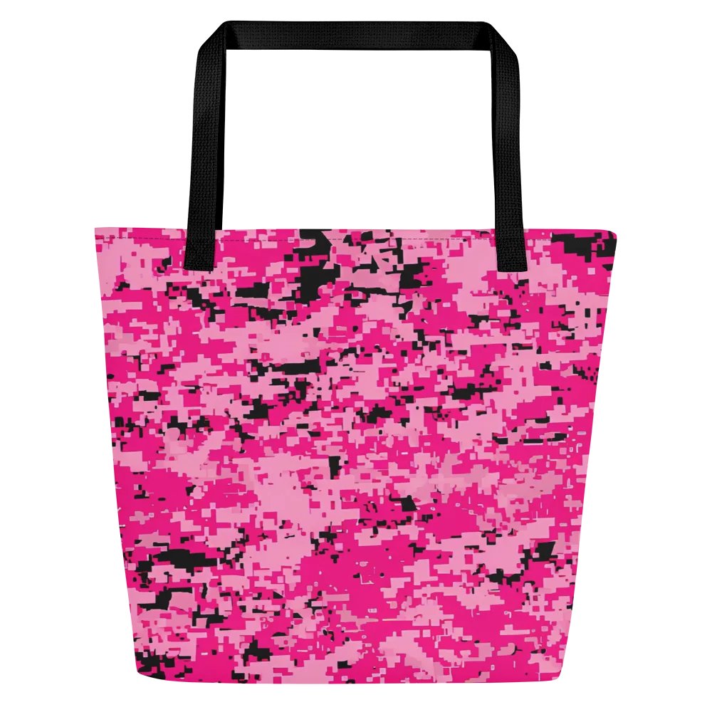 Pixel Chaos Custom Tote Bag product image (1)