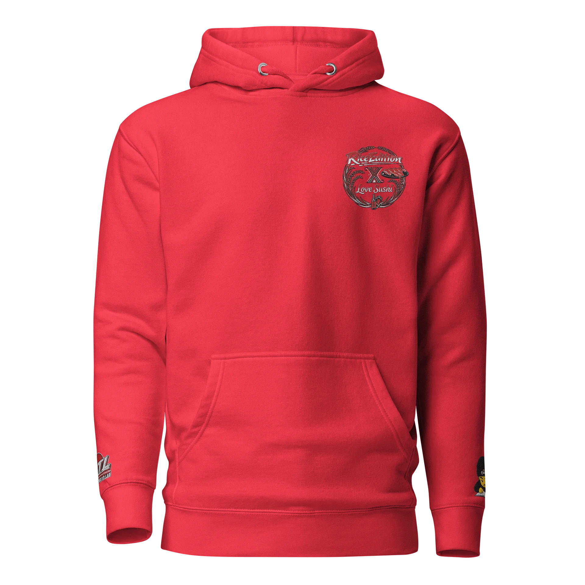 RiceEdition x Love Sushi Hoodie (Red) product image (1)