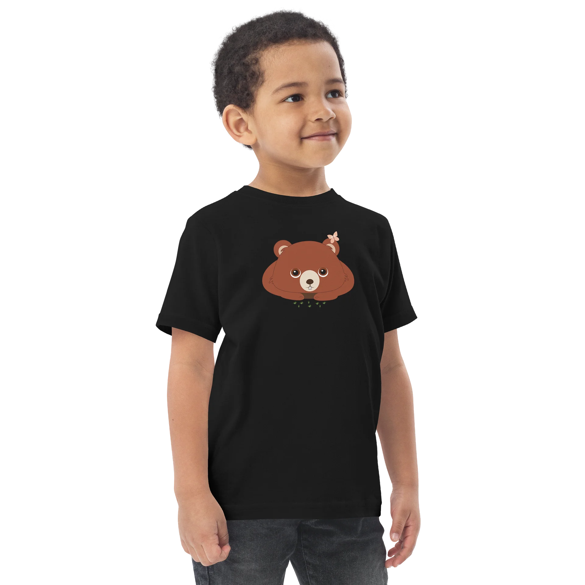 Spring Friends Beaver Toddler Jersey T-Shirt product image (2)