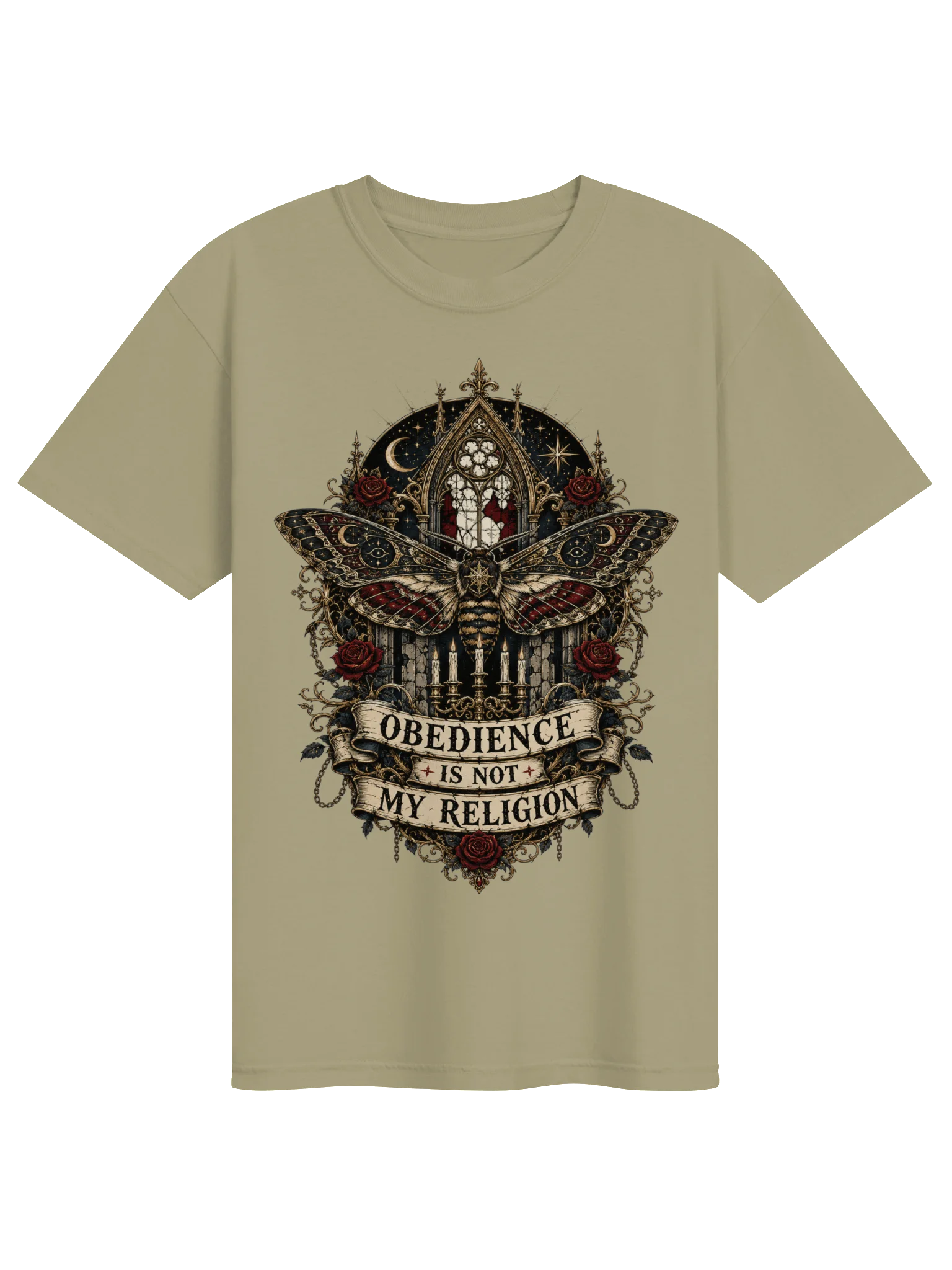 Obedience Is Not My Religion Gothic T-Shirt product image (1)