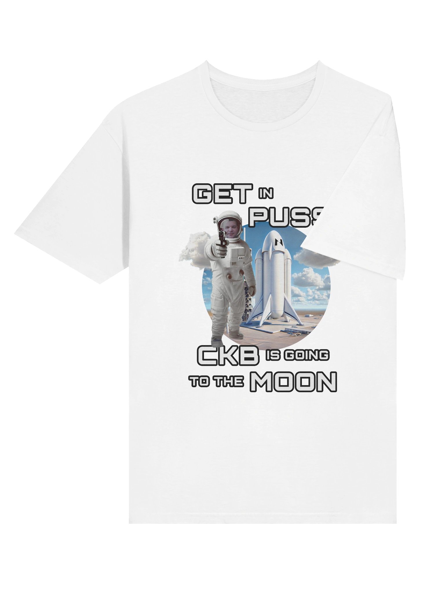 CKB is Going to the Moon T-Shirt White product image (7)