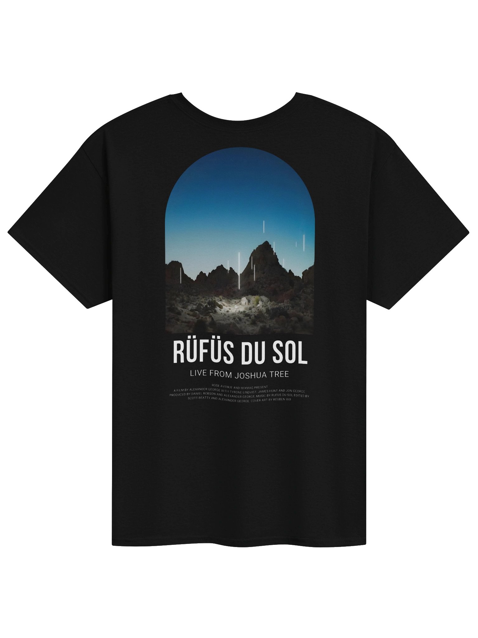RÜFÜS Du SOL Black Electronic Music T-Shirt product image (2)