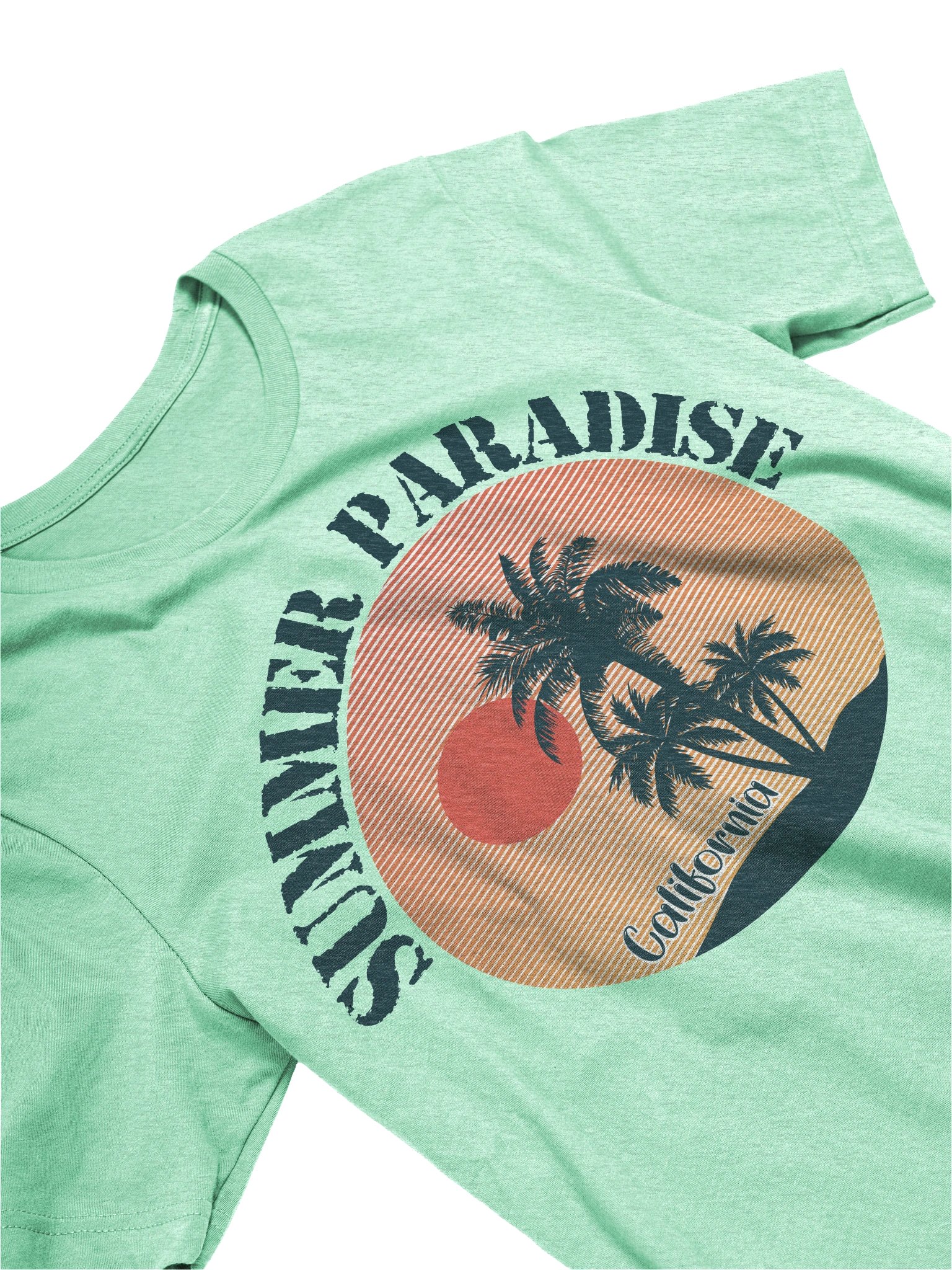 Stylish Sunset Paradise T-Shirt for California Summer Vibes product image (27)
