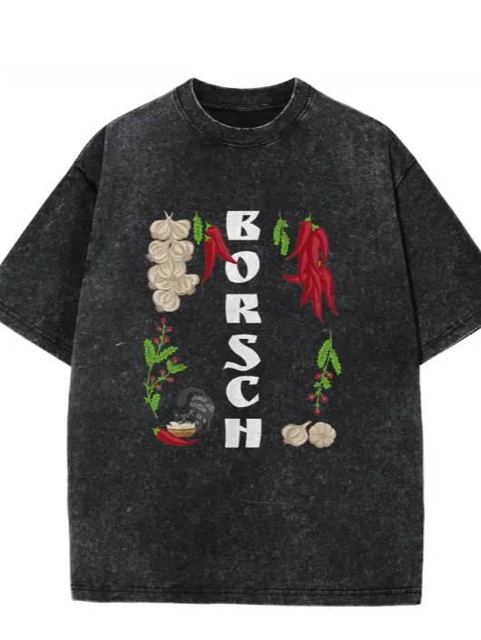 T-shirt Borscht Ukrainian Style product image (1)