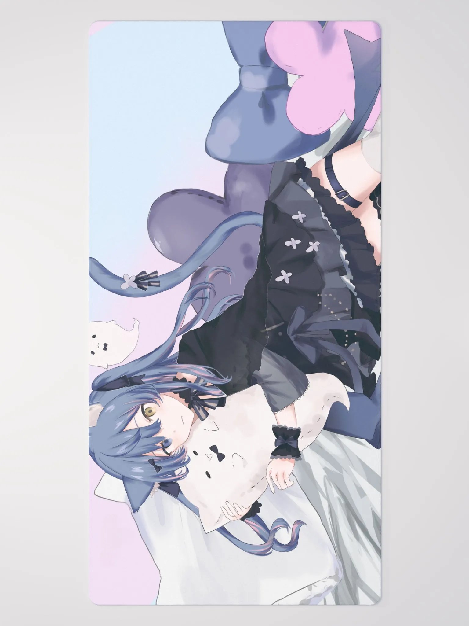 Lazy Neko Mousepad product image (1)