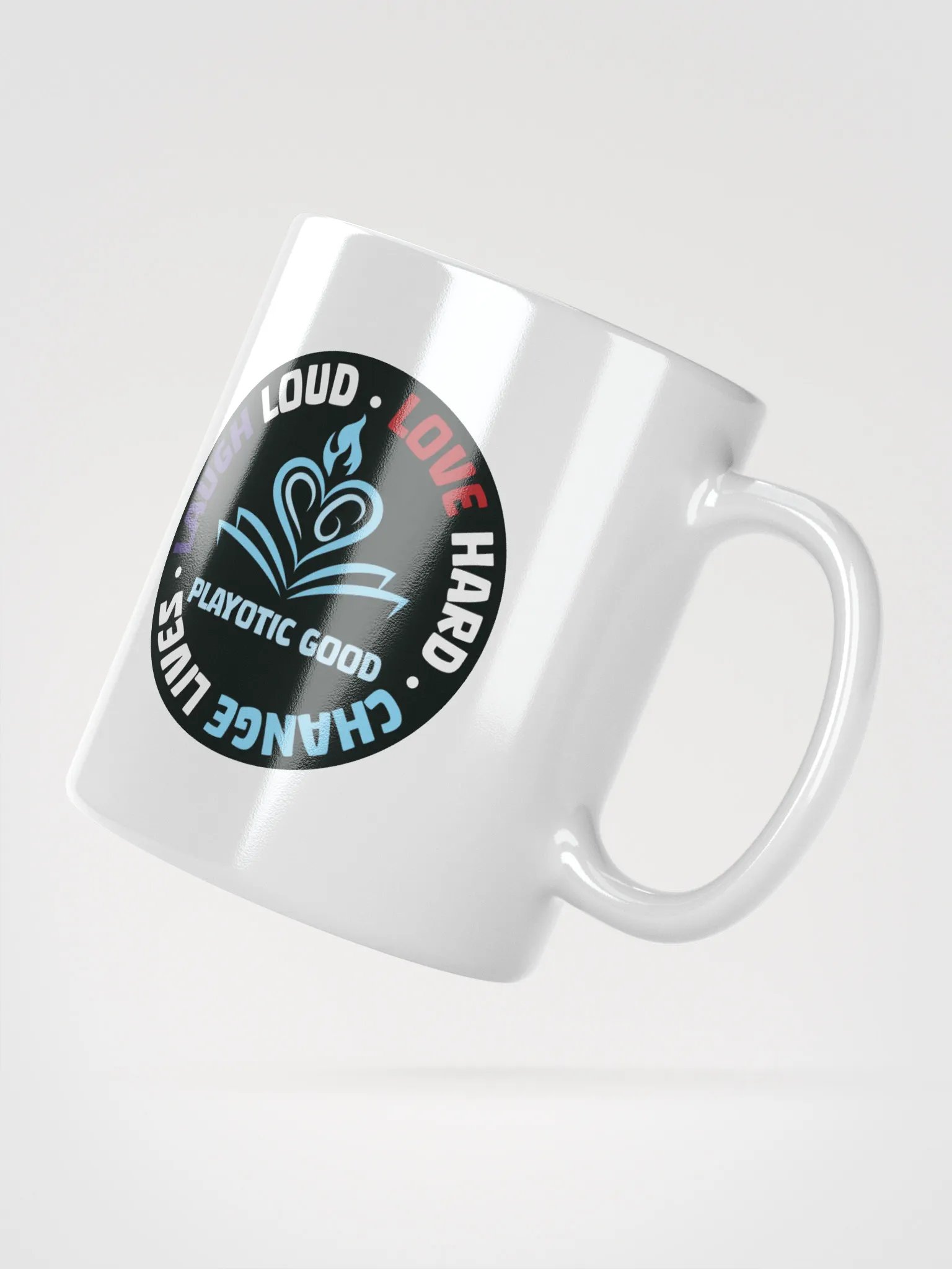 Laugh Loud, Love Hard, Change Lives Mug (Microwave & Dishwasher Safe) product image (4)