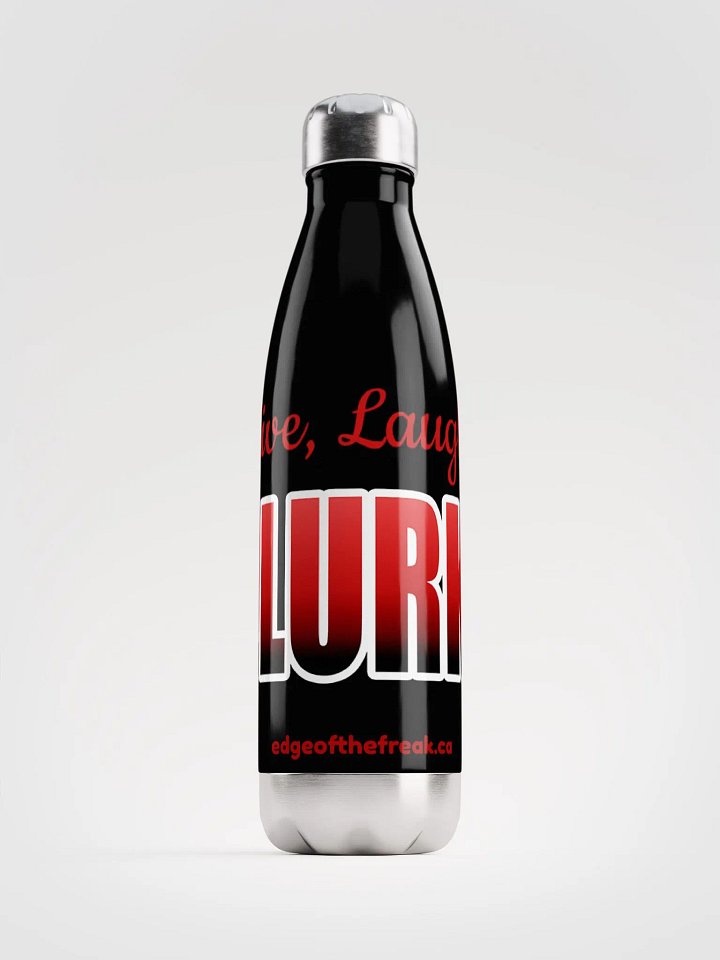 Live, Laugh, !LURK as a water bottle product image (1)