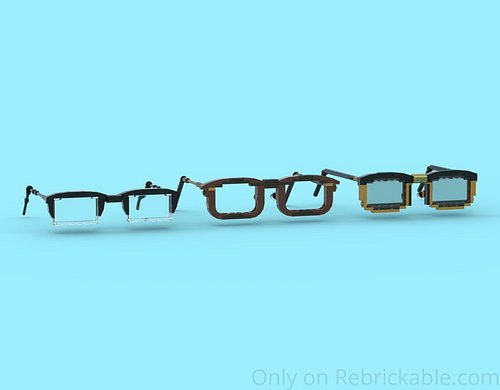NEW MOC ALERT

Bring a little everyday life into your LEGO collection with this set of three pairs of glasses! Inspired by my...