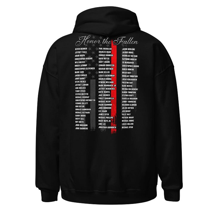 2025 Firefighter Fallen Heroes Hoodie product image (1)