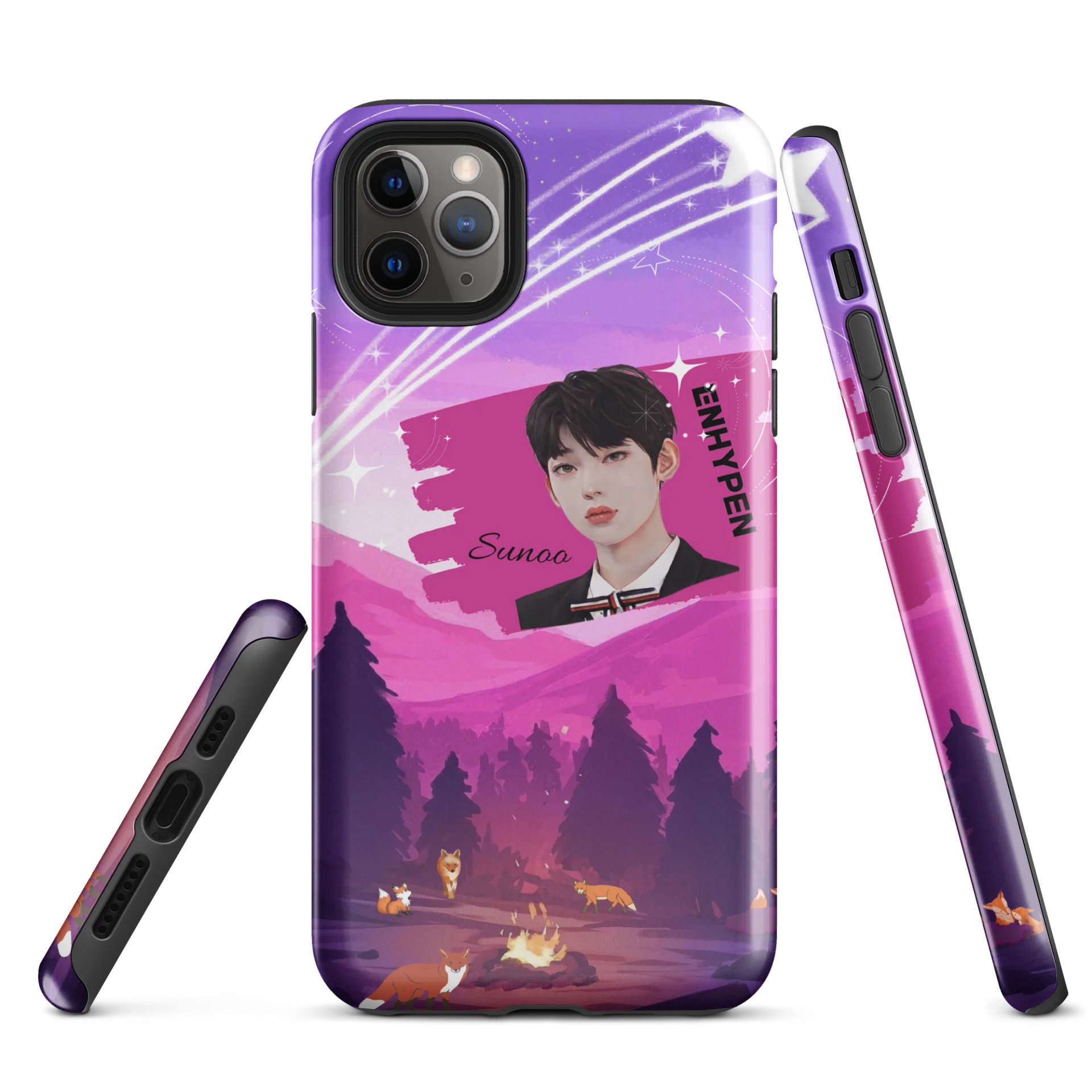 Sunoo ENHYPEN Starry Night iPhone® Tough Case product image (3)