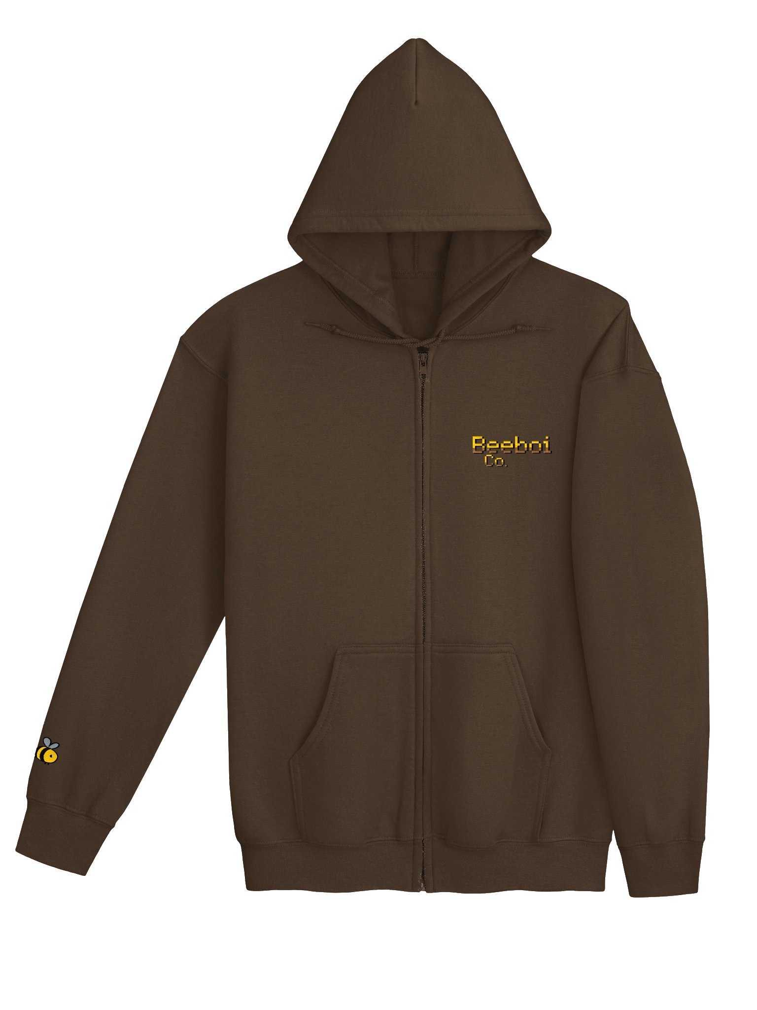 Beeboi Co. Embroidered Zip-Up Hoodie product image (4)