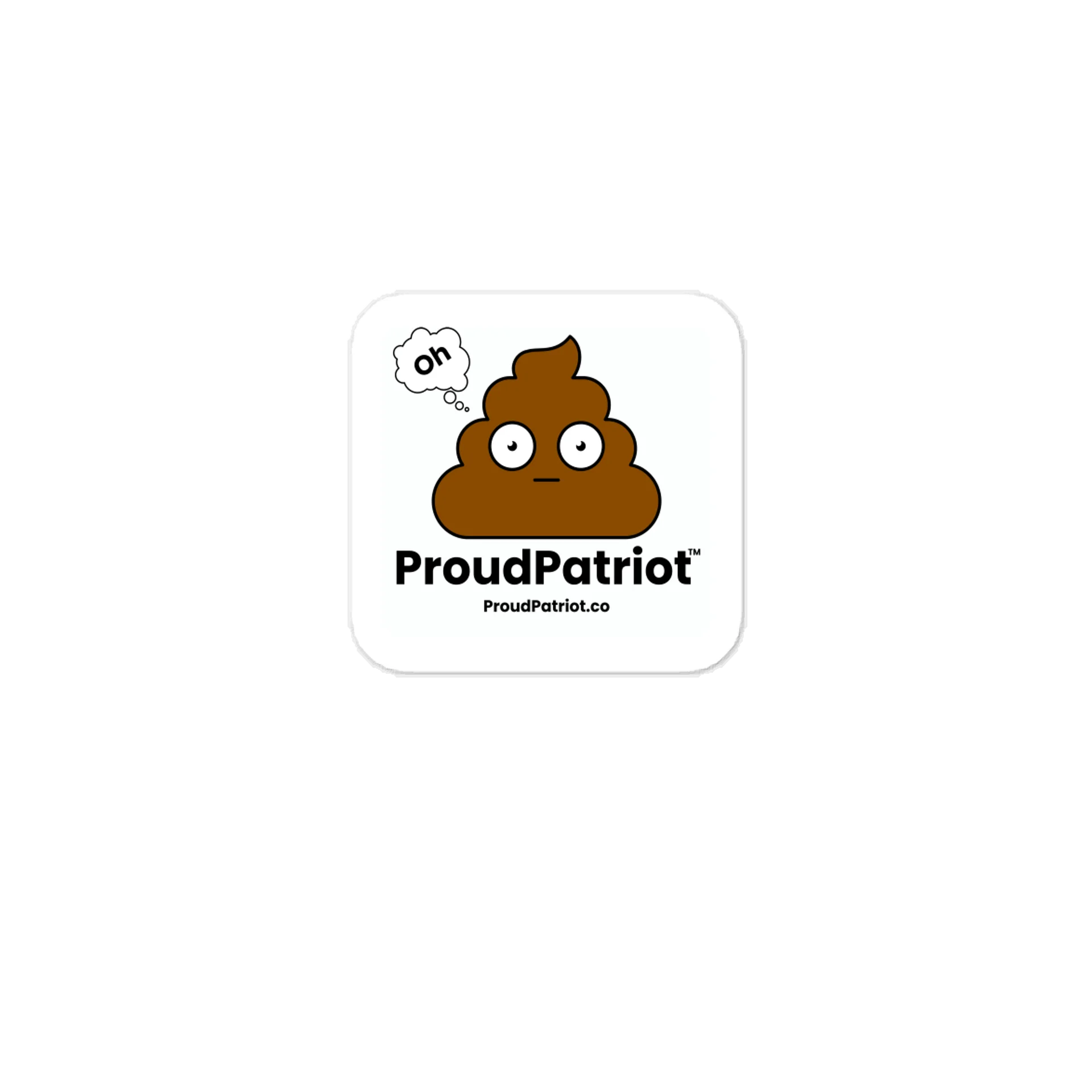 Oh-Poop Vinyl Sticker product image (1)