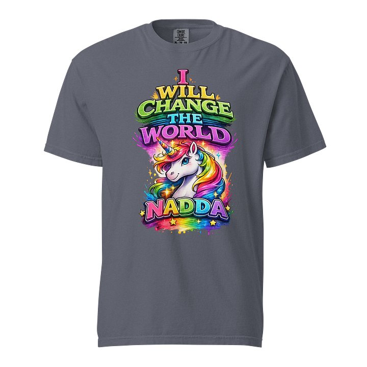 I will change the world unisex t-shirt product image (1)