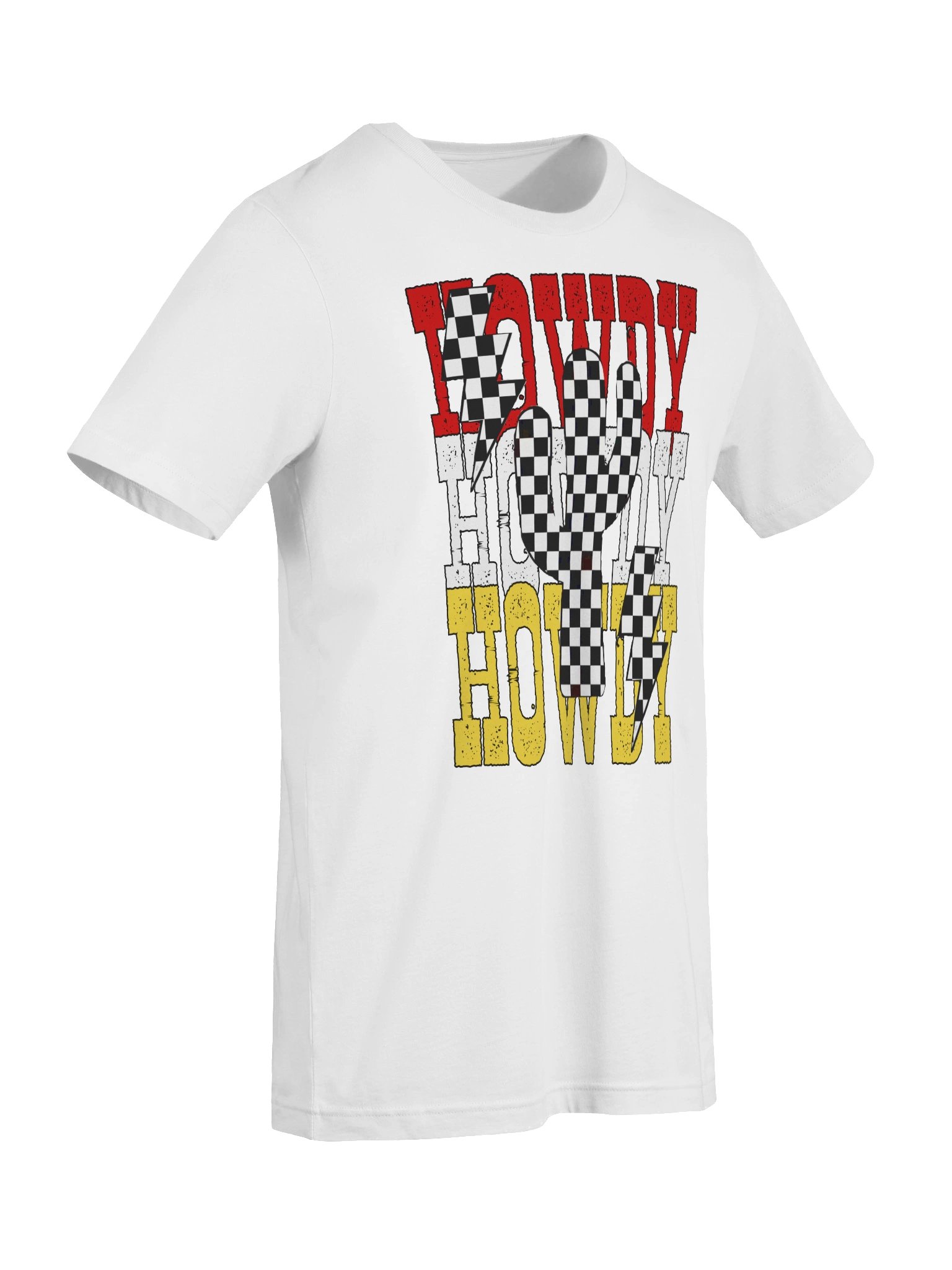 Howdy Checkered Cactus T-Shirt product image (9)