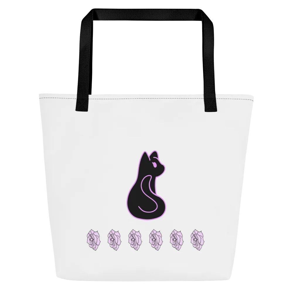 Kitten Frame Roses Tote product image (2)