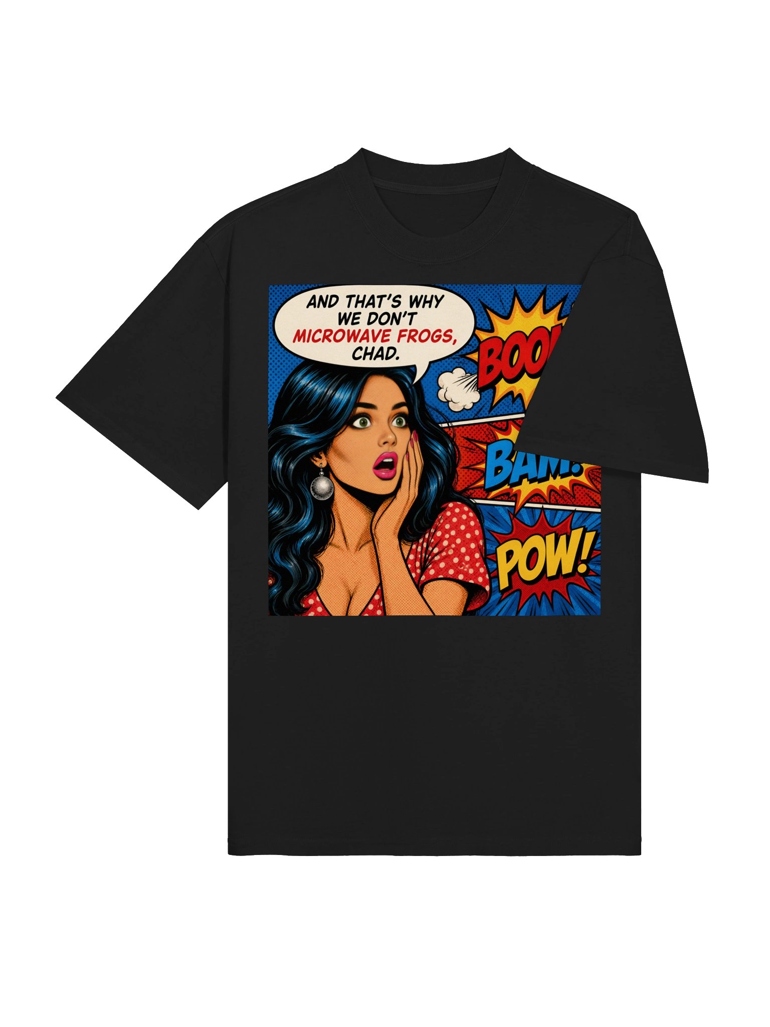 Funny Comic Book T-Shirt, Dark Humor Pop Art Tee for Teachers, Gamers & Comic-Con Fans product image (5)