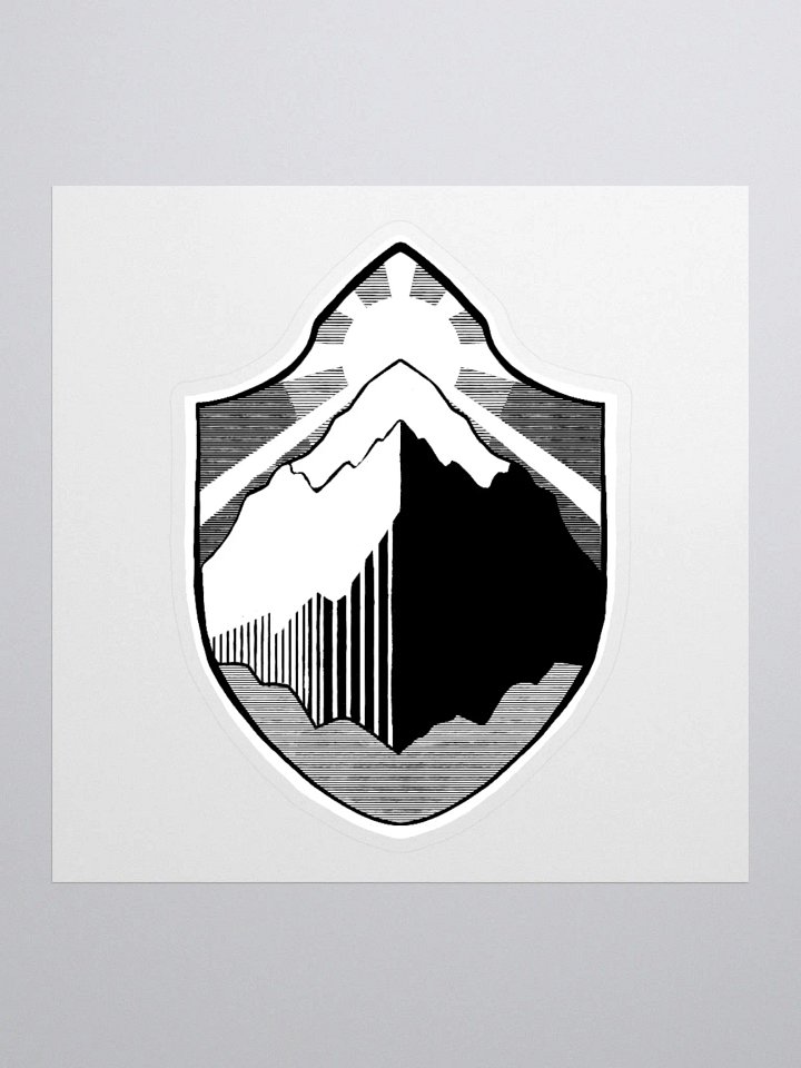 Orc Sworn Black & White Symbol Sticker product image (1)