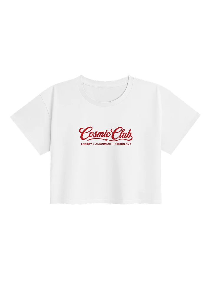 Cosmic Club Crop Top White product image (2)