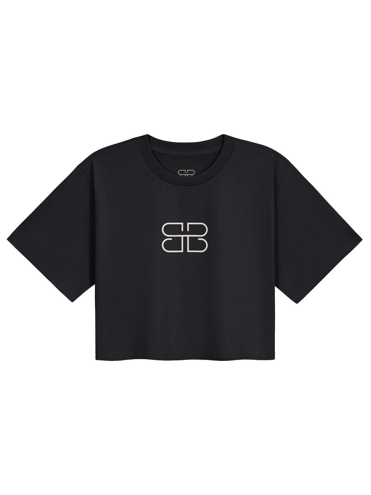 B&B LOGO Crop Tee - Dark product image (1)