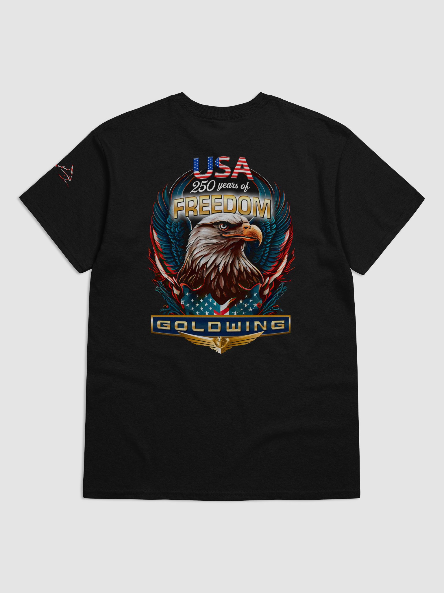 America 250 GOLDWING Tee Shirt (Front and Back) product image (6)