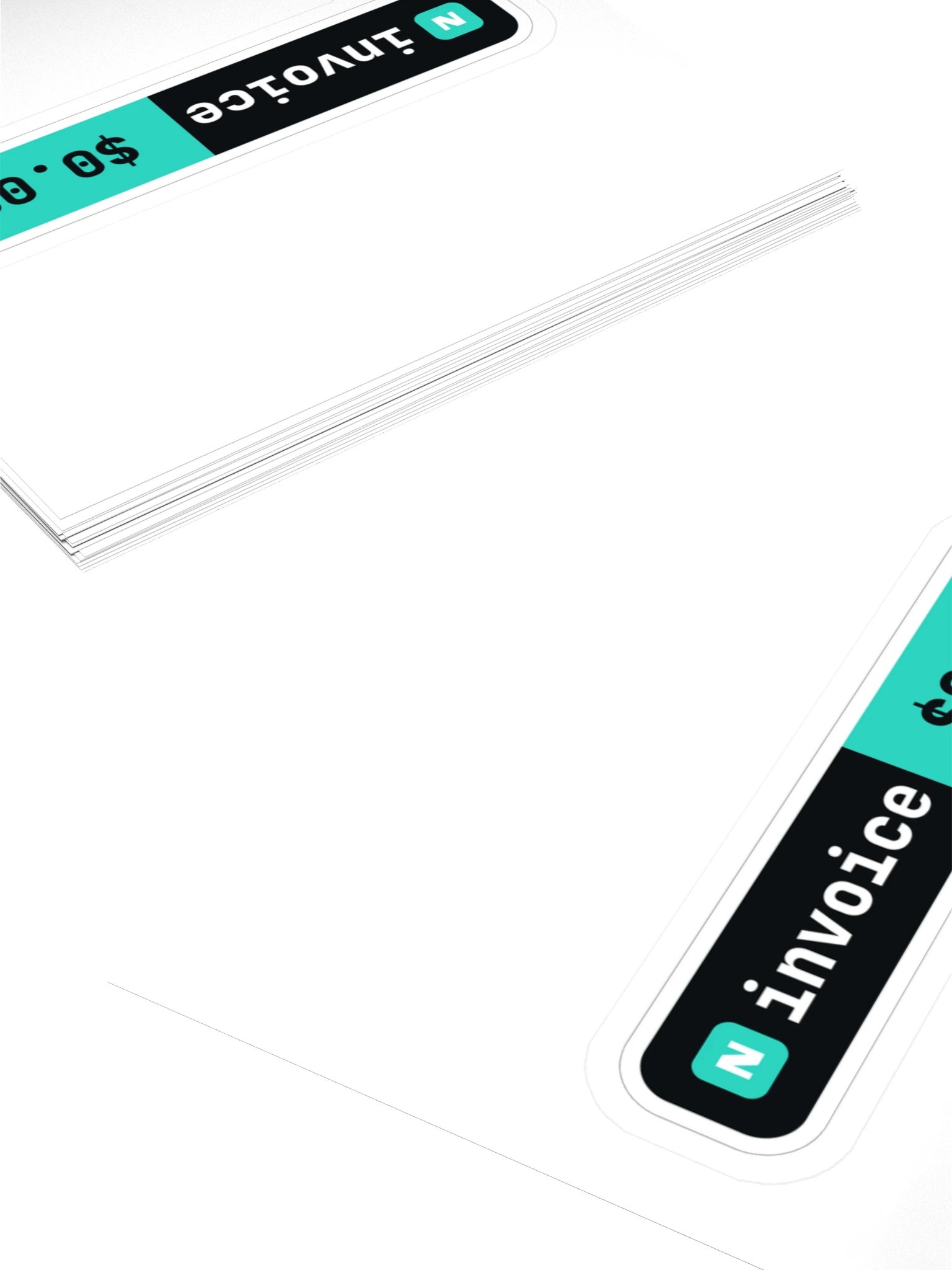 invoice | $0.00 Badge Sticker product image (4)