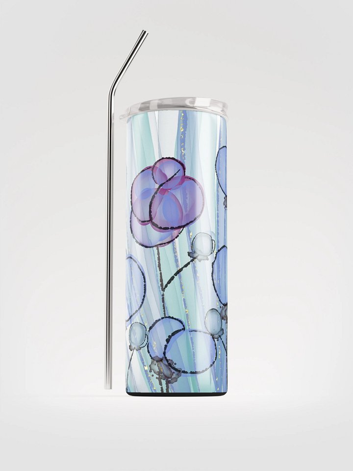 Dreamy Cotton Petals Stainless Steel Tumbler product image (2)
