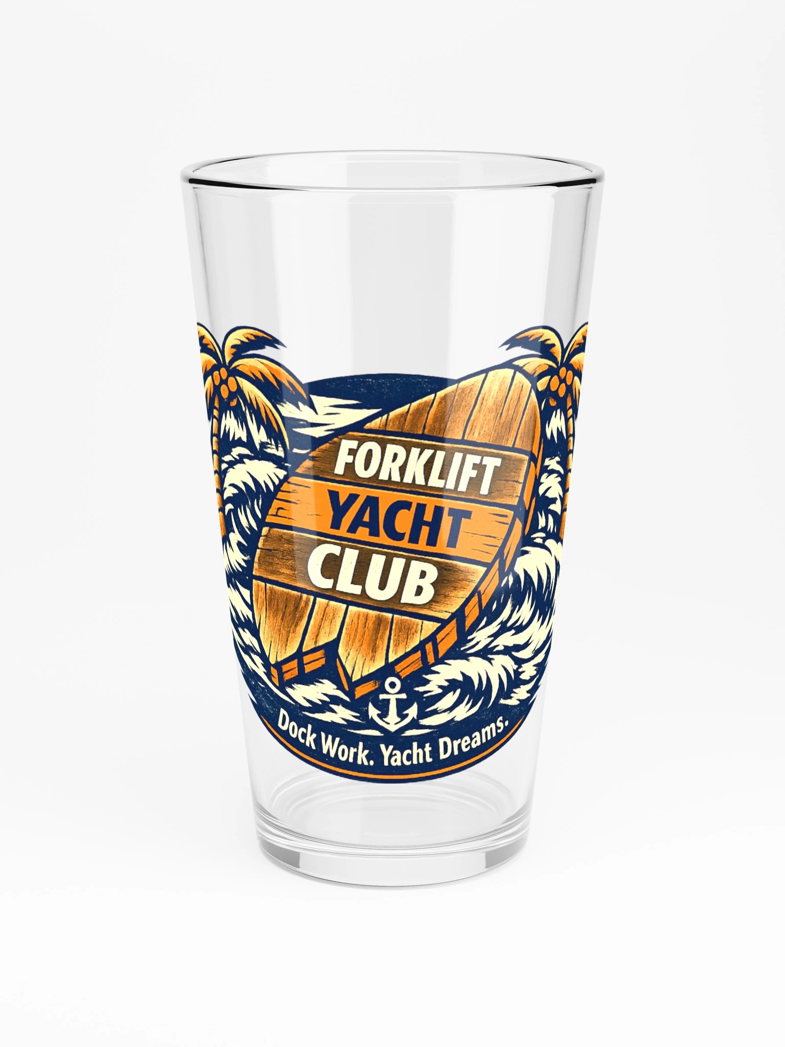 Forklift Yacht Club Pint Glass product image (3)
