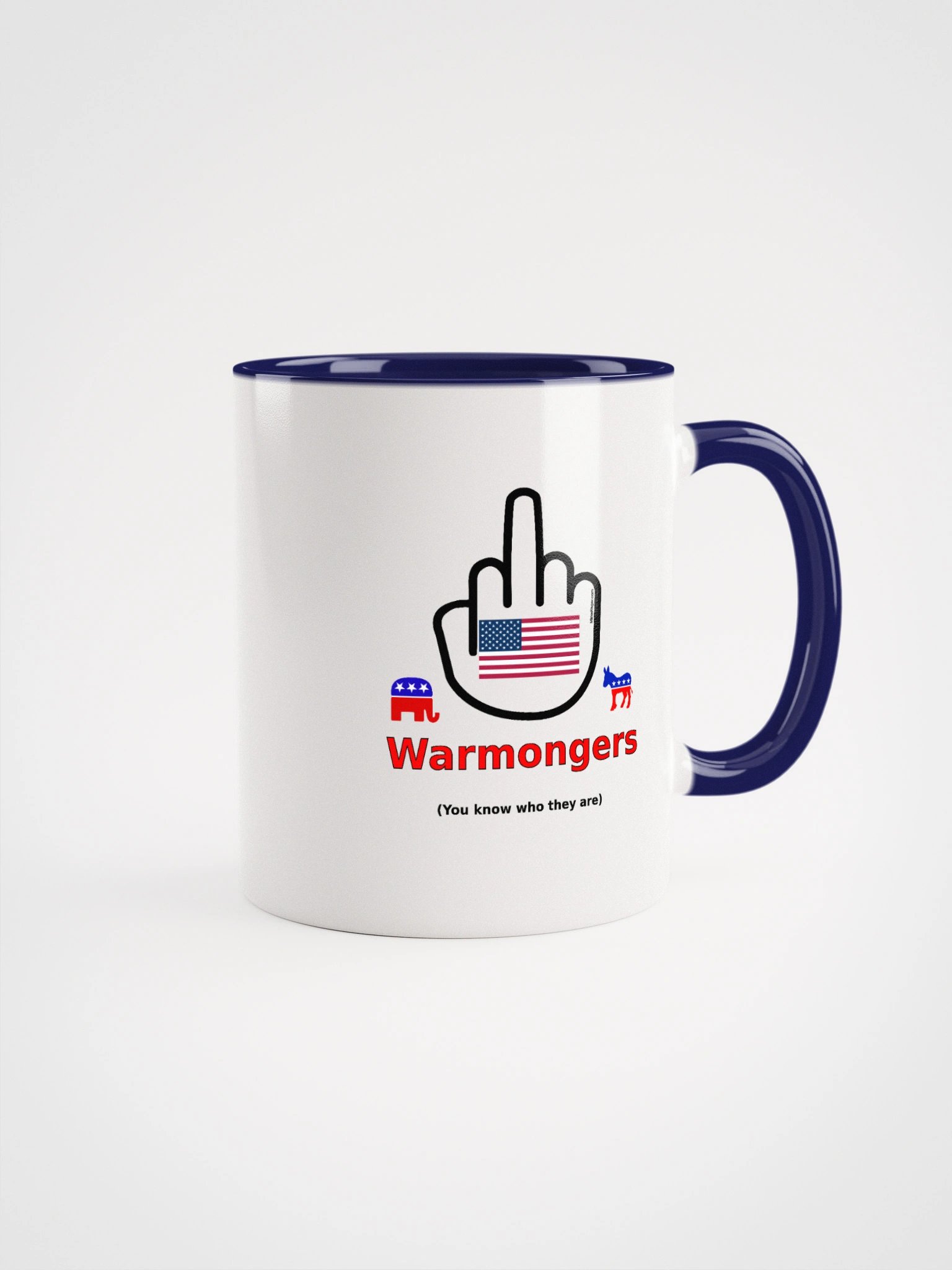 Two-tone Ceramic Mug-MisterFinger-War-B product image (5)