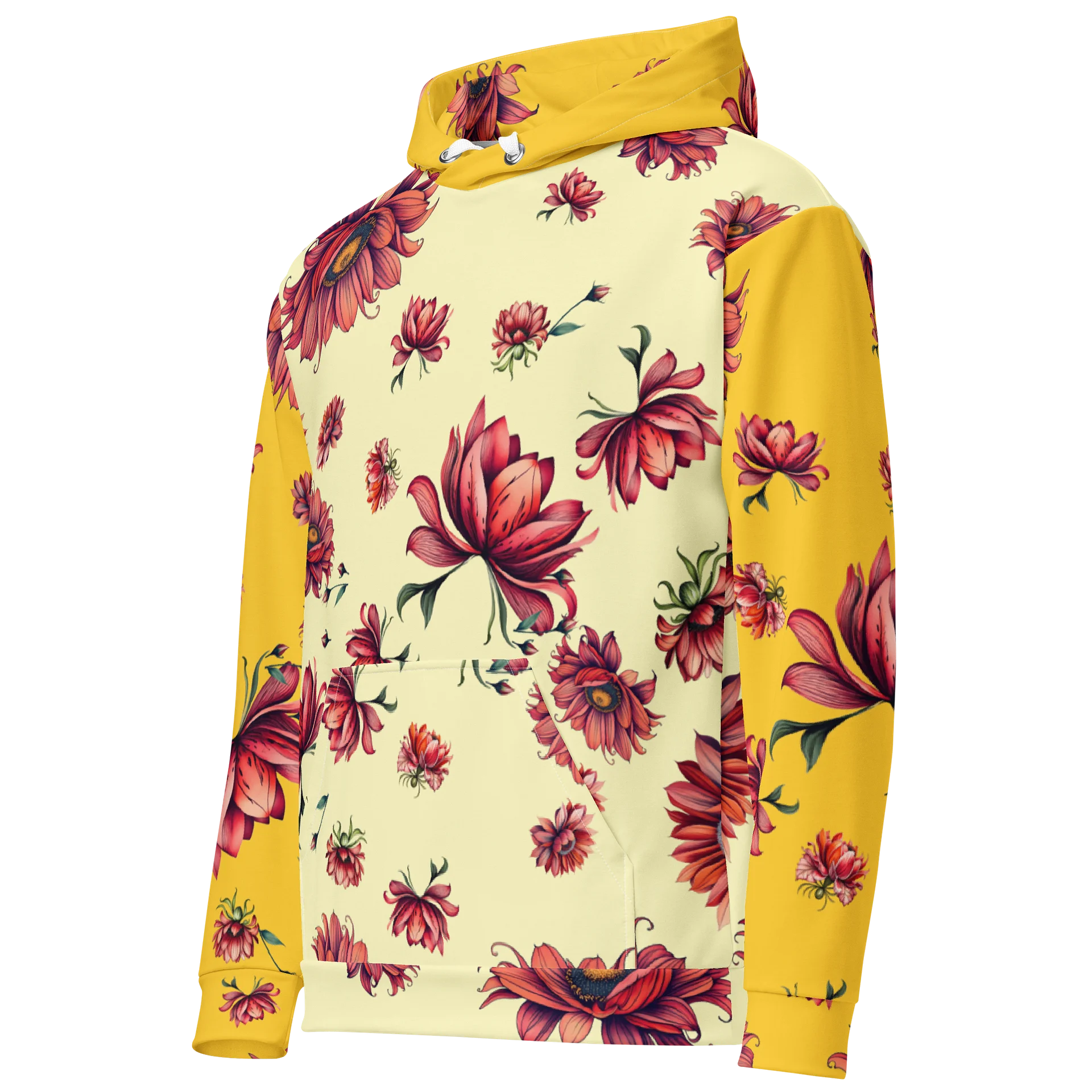 Flower thoughts-cotton hoodie product image (5)