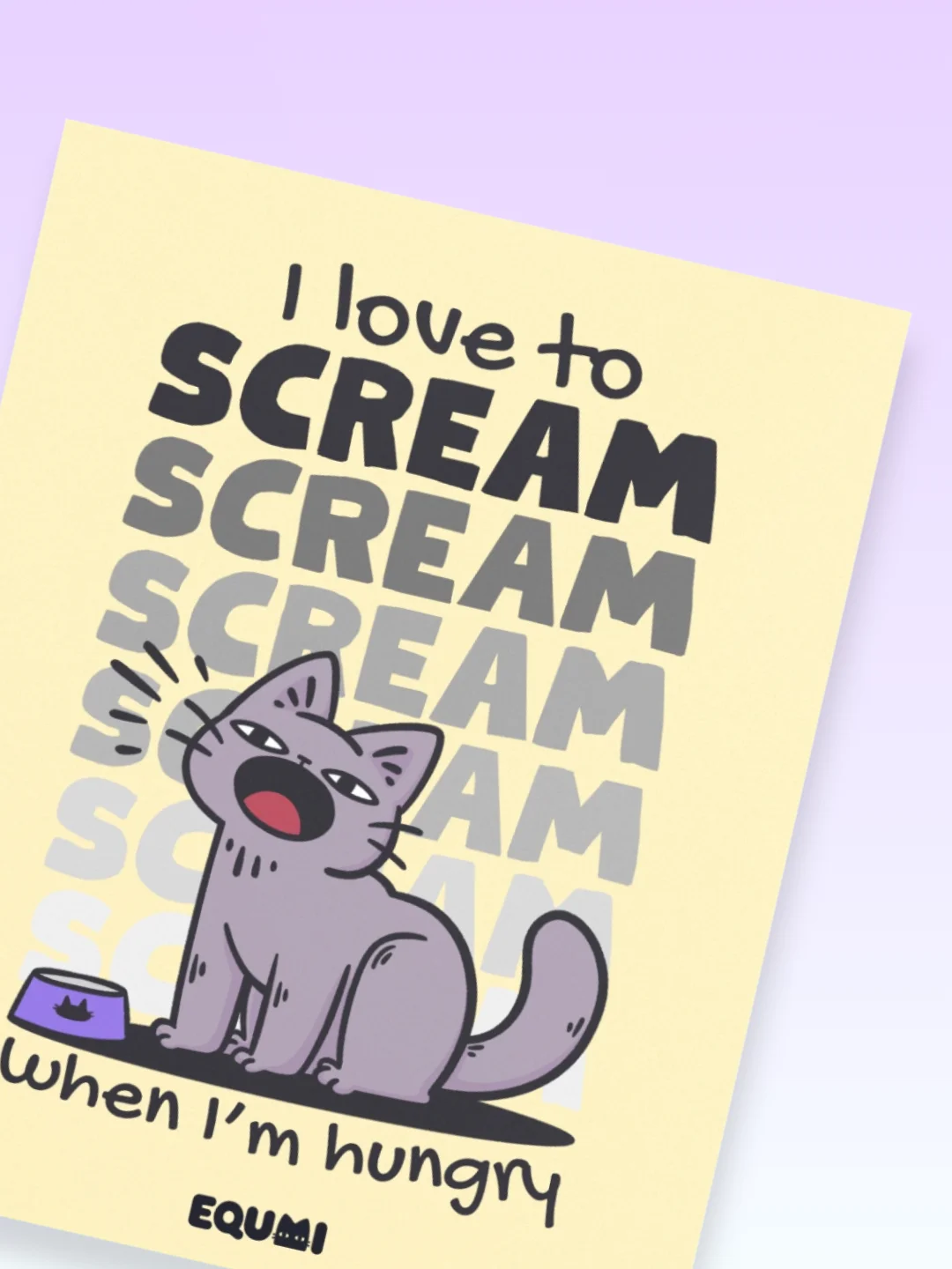 I Love To Scream Print product image (1)