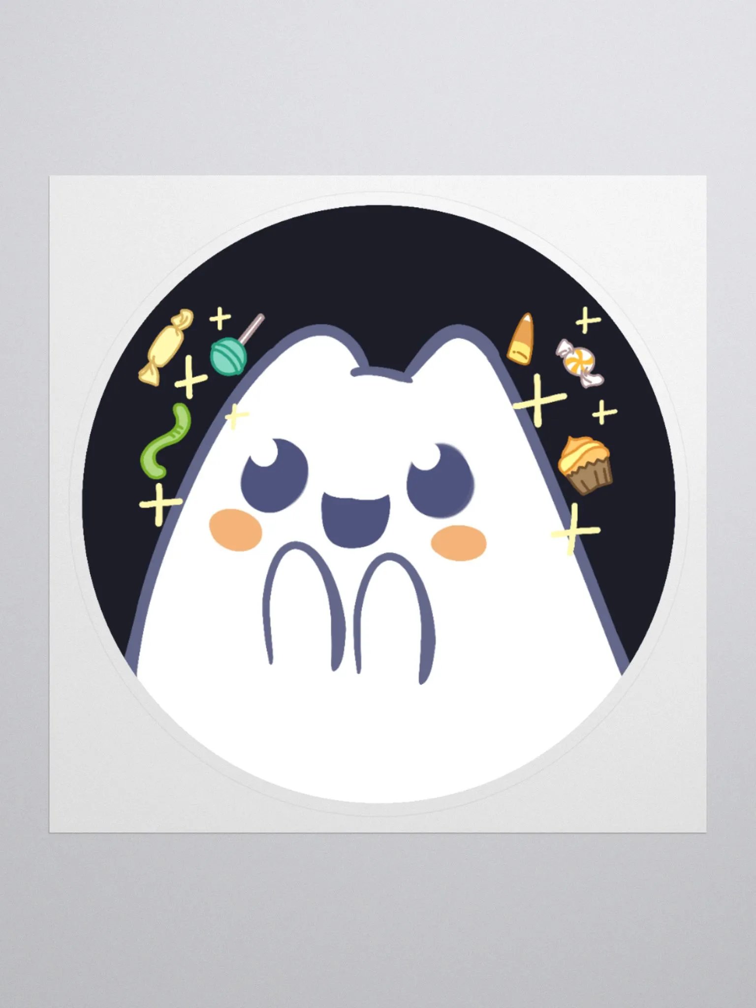 Ghostly Sweet Tooth Sticker product image (1)