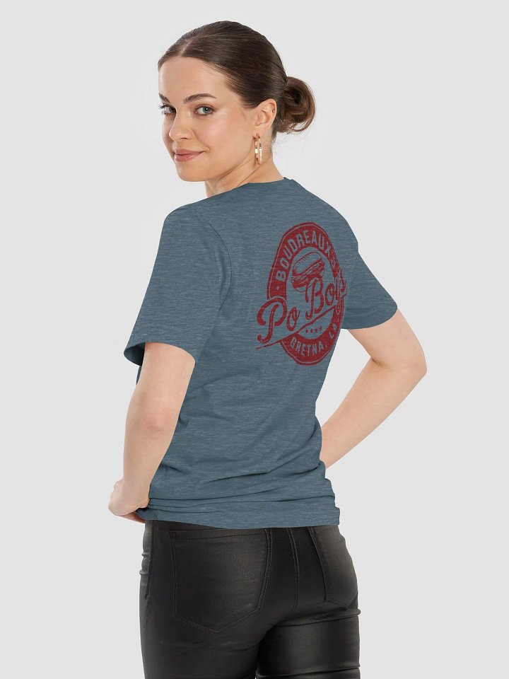 Boudreaux's Po Boy's Logo Bella+Canvas T-Shirt product image (1)