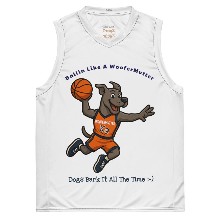Great Dane Unisex Basketball Jersey product image (1)