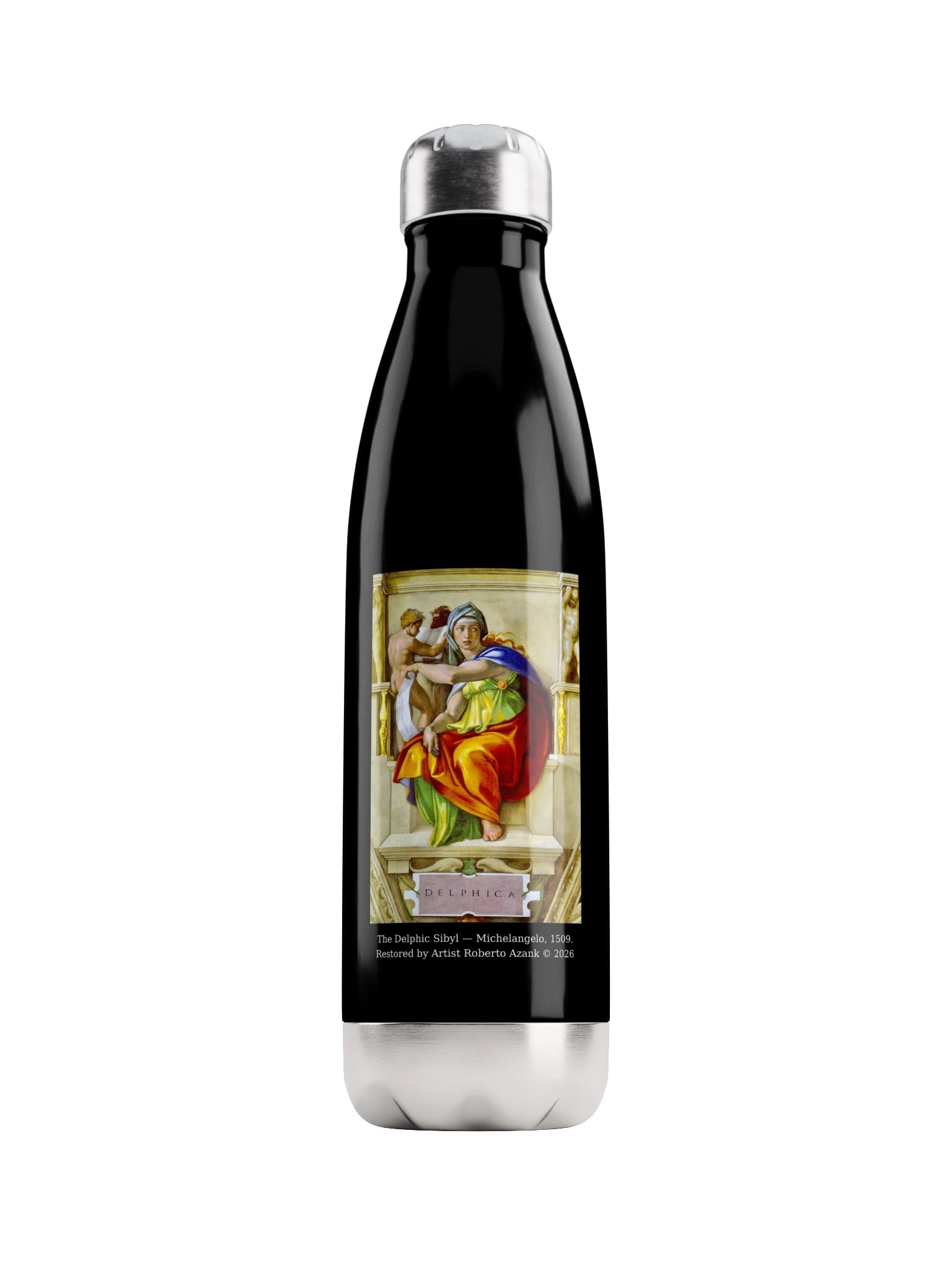 The Delphic Sibyl — Water Bottle product image (1)