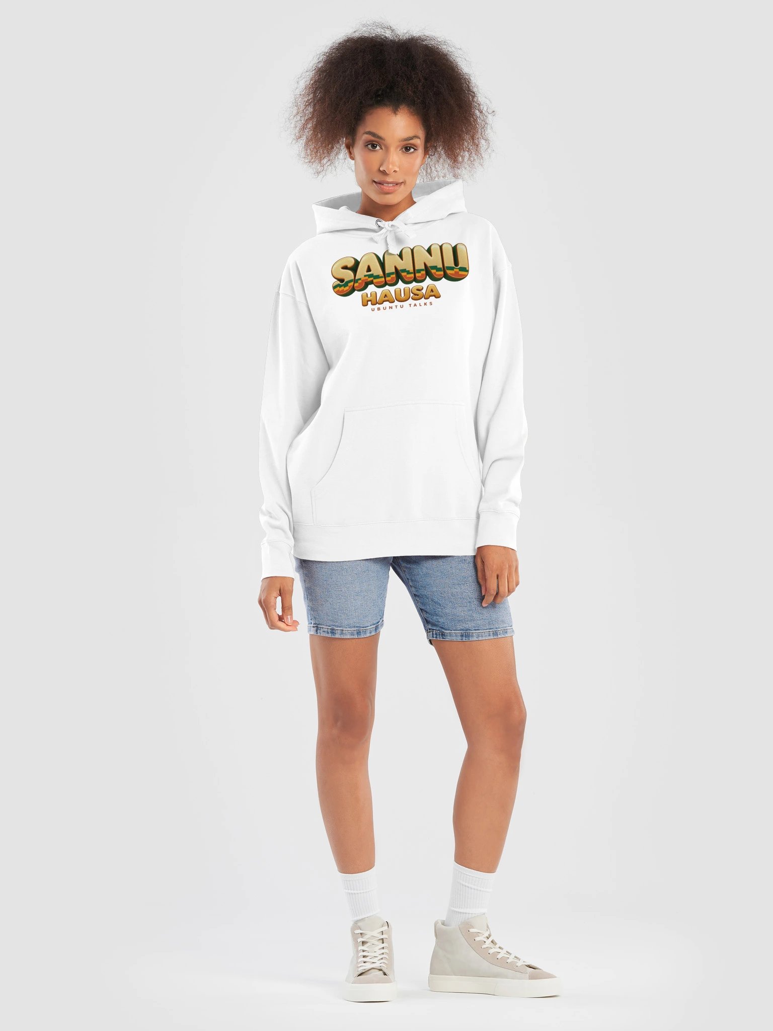 Ubuntu Talks Heritage — SANNU | Hausa Premium Hoodie product image (13)