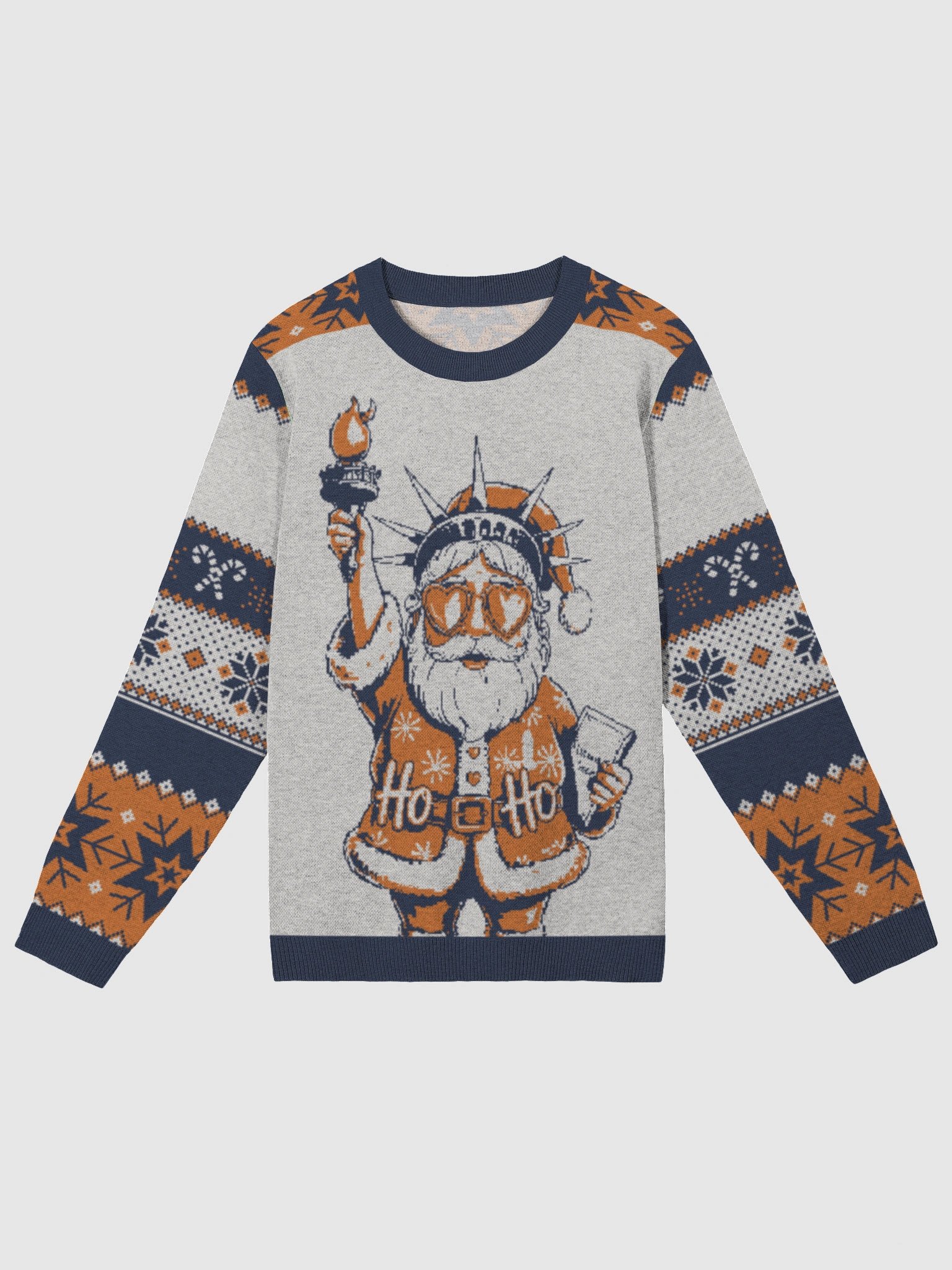 Knitted Crewneck Sweater – Classic Fit | Santa Liberty Holiday Edition 25 product image (3)