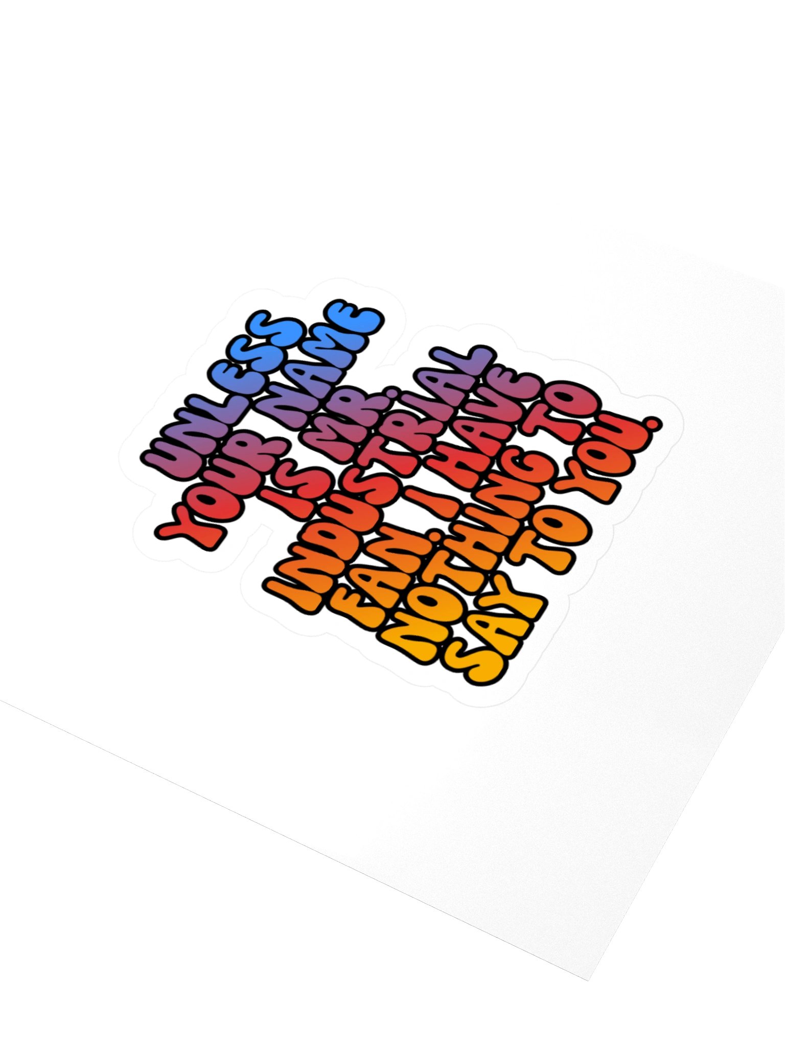 Menopause Chaos Kiss Cut 4"x4" Vinyl Sticker product image (3)
