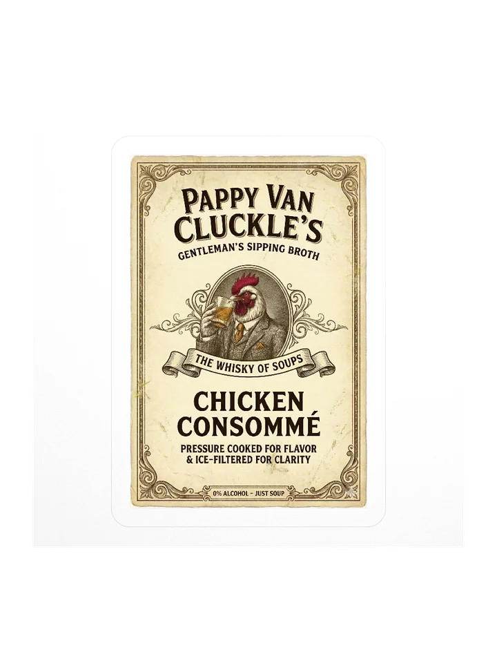 Pappy Van Cluckle's Sticker product image (1)